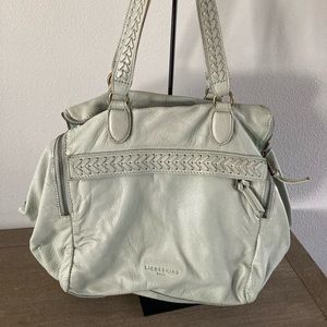 Liebeskind Large Kayla Leather Bag in pistachio